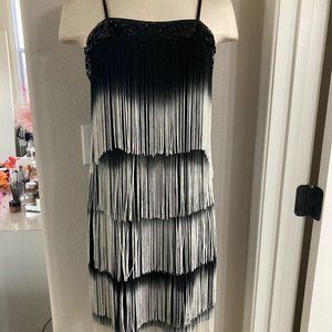 Black & white cocktail dress